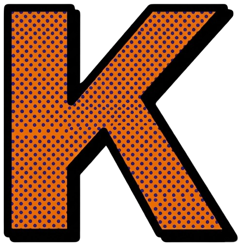 Kwirth logo — Lichtenstein style K