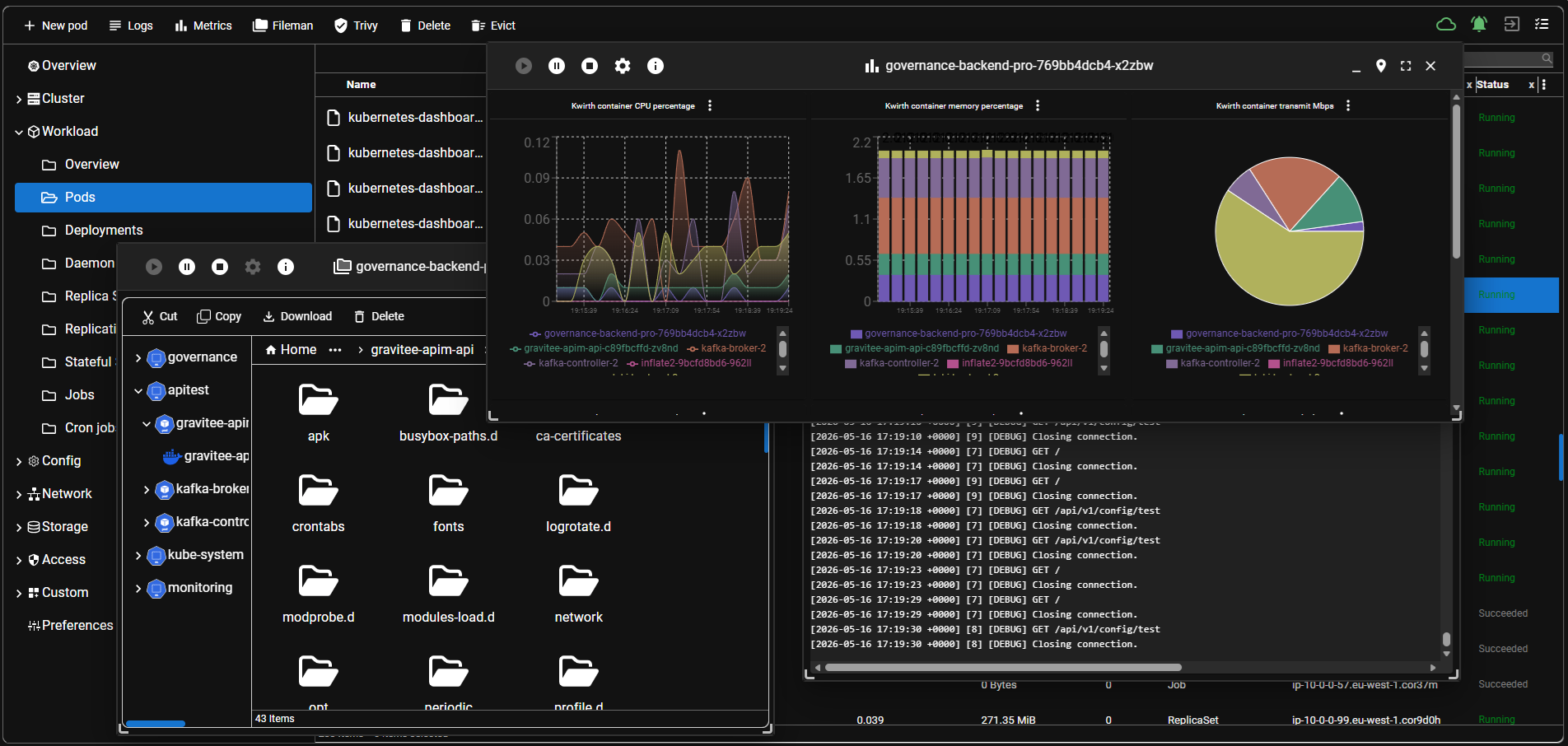 Kwirth Magnify Kubernetes Explorer